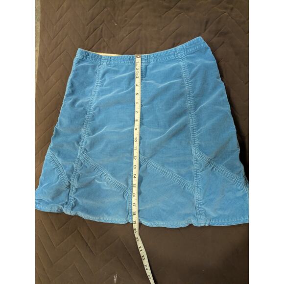 Pretty light blue courteroy patched midi skirt by Marc Jacobs size 10 - Picture 5 of 6
